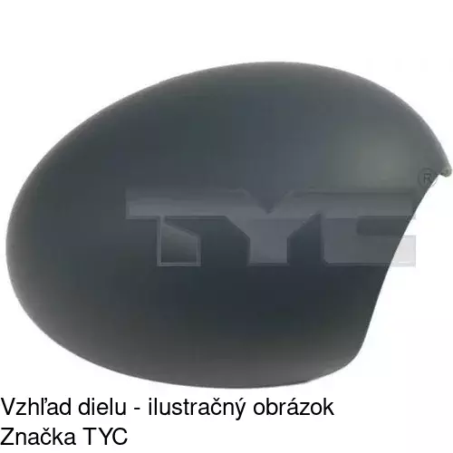 Rám vonkajšieho zrkadla 510254PM /POLCAR/ - obr. 1