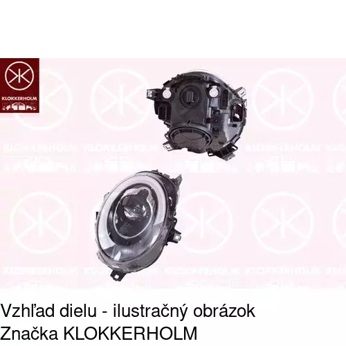 Hlavný reflektor POLCAR 51B1102V