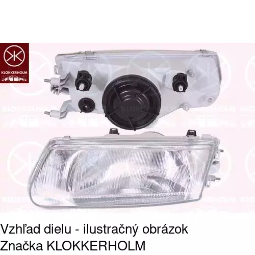 Hlavný reflektor 5210090E /POLCAR/ - obr. 1