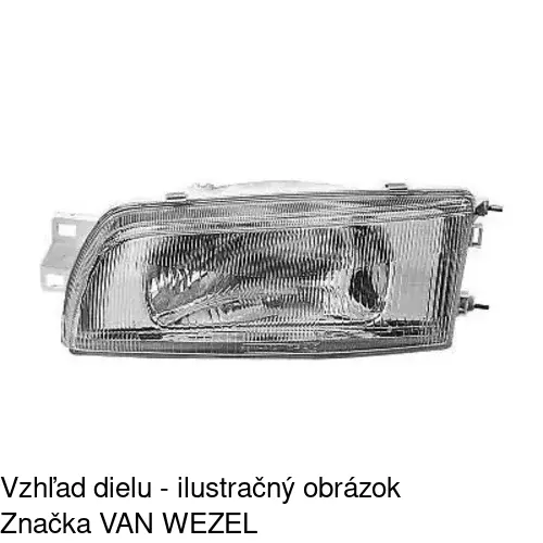 Hlavný reflektor 521610-E /POLCAR/ - obr. 4