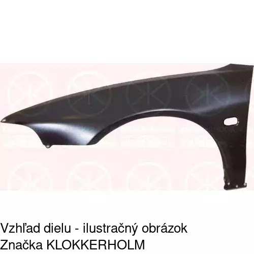 Predný blatník POLCAR 522201