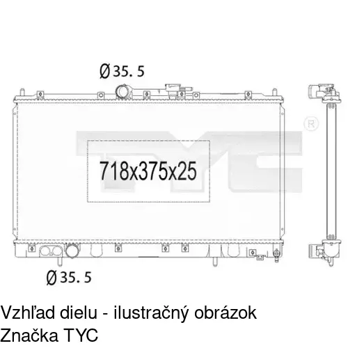 Chladiče vody POLCAR 5222083K