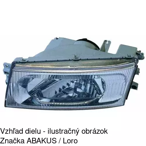 Hlavný reflektor 523109-E /POLCAR/ - obr. 2