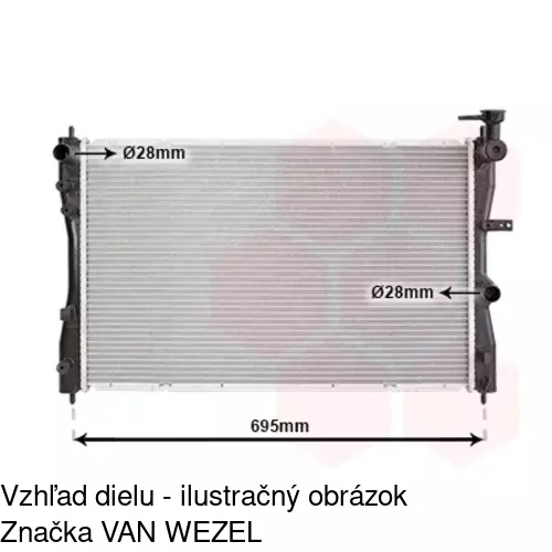Chladiče vody 524108-1 /POLCAR/ - obr. 3
