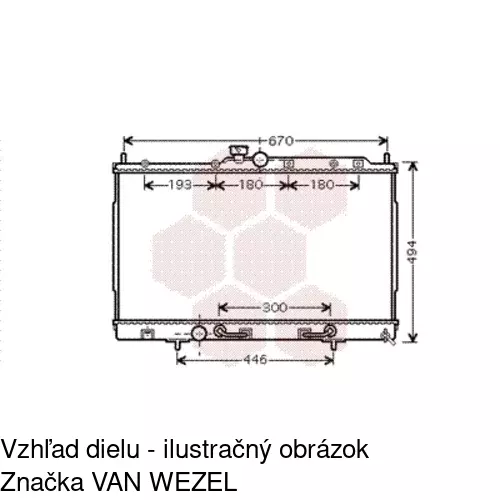 Chladiče vody 526508-1 /POLCAR/ - obr. 2