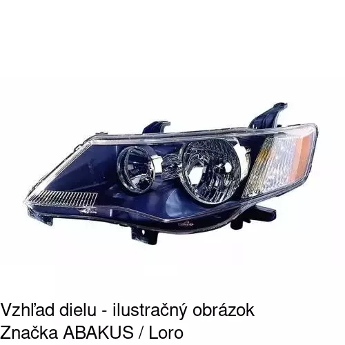 Hlavný reflektor 526610-E /POLCAR/ - obr. 2