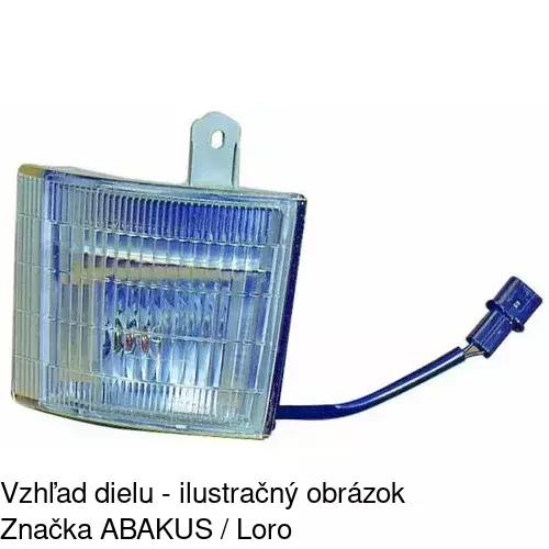 Obrysové svetlo 529520 /POLCAR/ - obr. 2