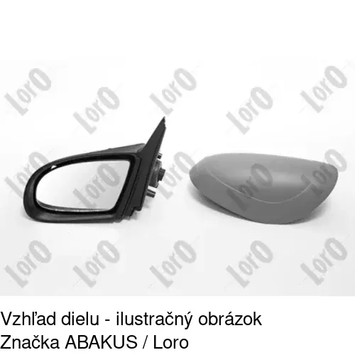 Vonkajšie zrkadlo 5501524E /POLCAR/