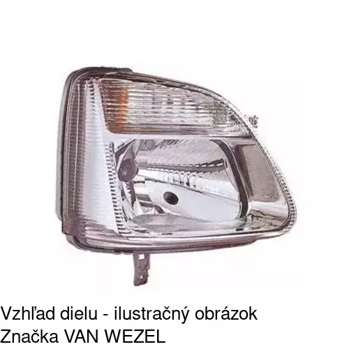 Hlavný reflektor 5503101V /POLCAR/ - obr. 3