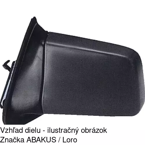Vonkajšie zrkadlo 5505521E /POLCAR/ - obr. 1