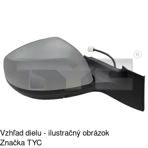 Vonkajšie zrkadlo 5506515E /POLCAR/ - obr. 3