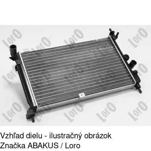 Chladiče vody 550708A4 /POLCAR/ - obr. 1