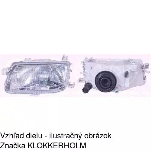 Hlavný reflektor 5507095E /POLCAR/ - obr. 3