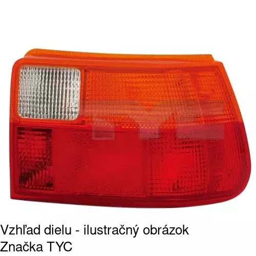 Zadné svetlo POLCAR 5507880E