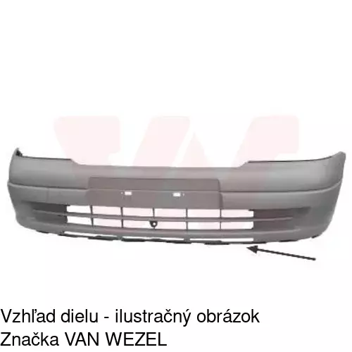 Predný nárazník 550807-1 /POLCAR/ - obr. 2
