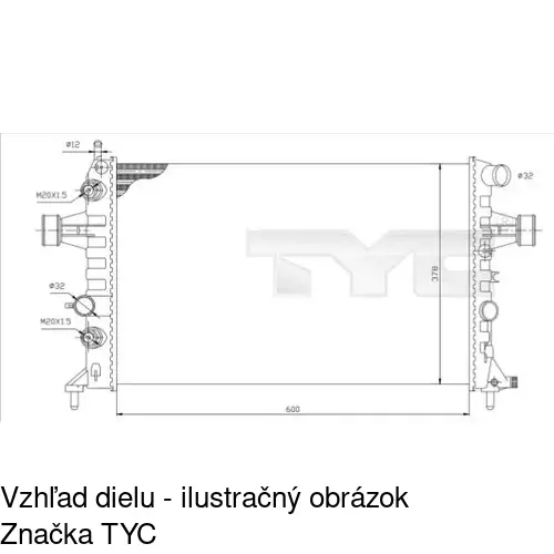 Chladiče vody 550808B2 /POLCAR/ - obr. 1