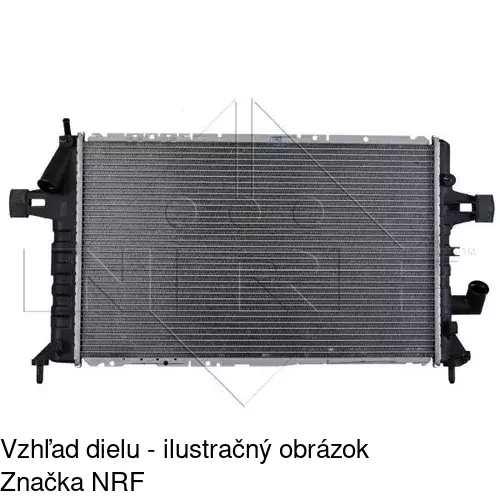 Chladiče vody 550808B5 /POLCAR/ - obr. 2
