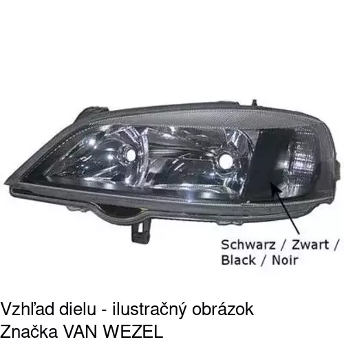 Hlavný reflektor 5508093E /POLCAR/ - obr. 3