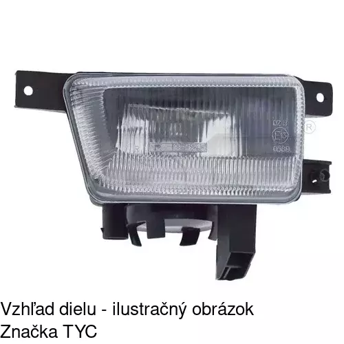 Hmlové svetlo - predné POLCAR 5508301E