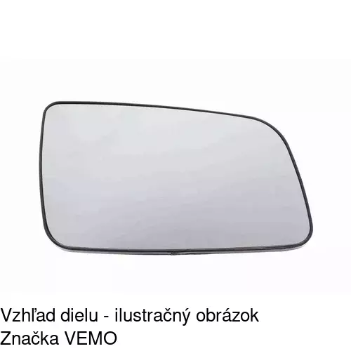 Sklo vonkajšieho zrkadla s držiakom 5508555M /POLCAR/ - obr. 5