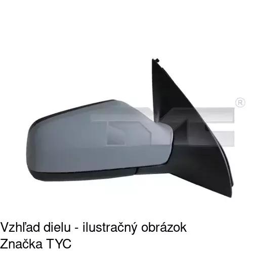 Rám vonkajšieho zrkadla 550855PE /POLCAR/ - obr. 4