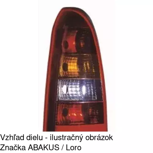 Zadné svetlo 5508888E /POLCAR/ - obr. 2