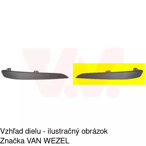 Lišta nárazníka 550907-5 /POLCAR/ - obr. 2