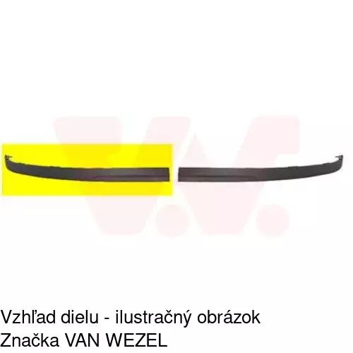 Spojler predného nárazníka 550925-1 /POLCAR/ - obr. 2