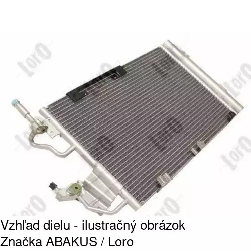 Chladiče klimatizácie 5509K8C5 /POLCAR/ - obr. 2