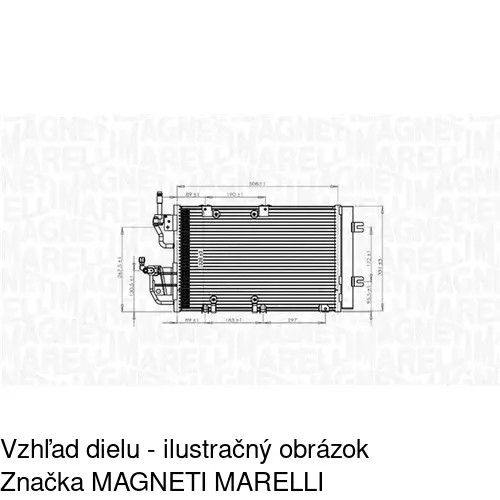 Chladiče klimatizácie 5509K8C5 /POLCAR/ - obr. 3