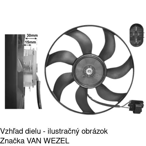 Ventilátory chladičov 551123W4 /POLCAR/ - obr. 3