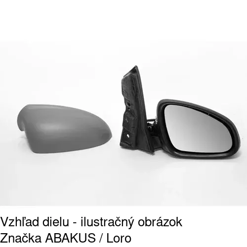 Vonkajšie zrkadlo 5511524S /POLCAR/ - obr. 2