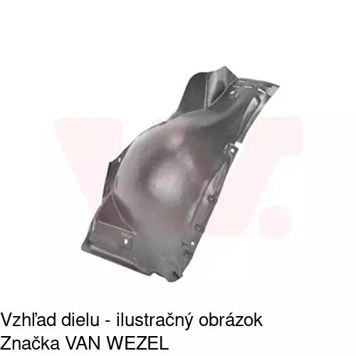 Podblatník (plast) 5511FP2Q /POLCAR/ - obr. 3