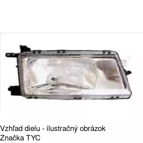 Hlavný reflektor 5514092E /POLCAR/ - obr. 4