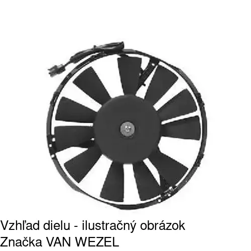 Ventilátory chladičov 551423W1 /POLCAR/ - obr. 3