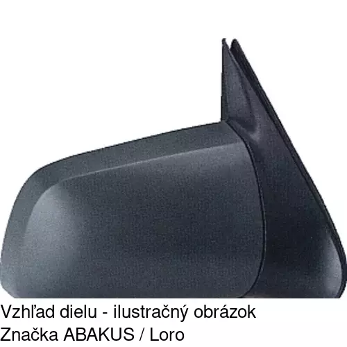Vonkajšie zrkadlo 5514521E /POLCAR/ - obr. 3