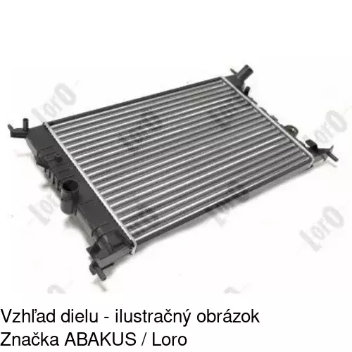 Chladiče vody 551608-1 /POLCAR/ - obr. 3