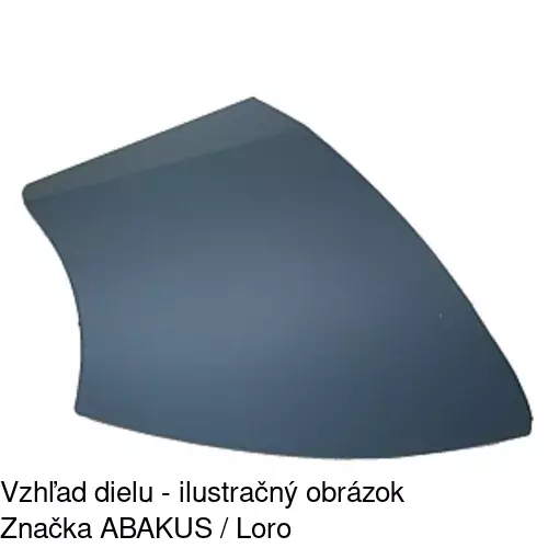 Rám vonkajšieho zrkadla 551655PM /POLCAR/ - obr. 2