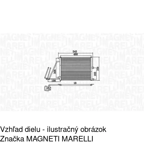 Chladiče klimatizácie 5516K8C2 /POLCAR/ - obr. 1