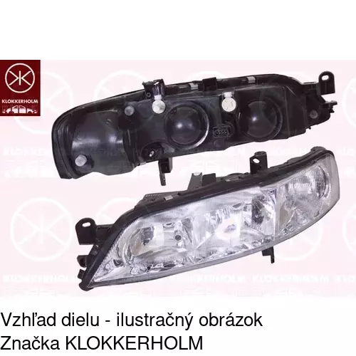 Hlavný reflektor 5517090E /POLCAR/ - obr. 1