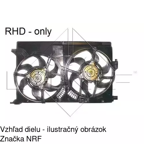 Ventilátor bez krytu / podpery 551823U1X /POLCAR/ - obr. 4