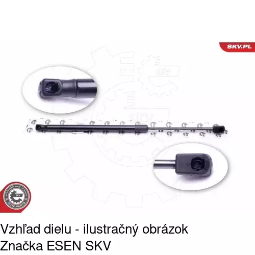 Plynová pružina 5518AB2D /POLCAR/ - obr. 5