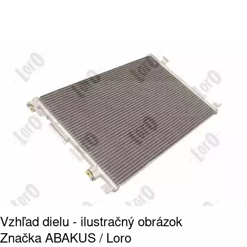 Chladiče klimatizácie 5518K8C1S /POLCAR/ - obr. 3