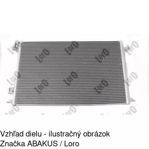 Chladiče klimatizácie 5518K8C2S /POLCAR/ - obr. 2