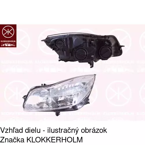 Hlavný reflektor 552010-E /POLCAR/ - obr. 2