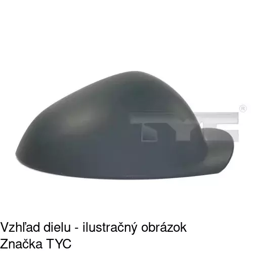 Rám vonkajšieho zrkadla 552054PM /POLCAR/ - obr. 1
