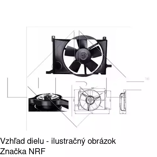 Ventilátory chladičov 555523W2 /POLCAR/ - obr. 3
