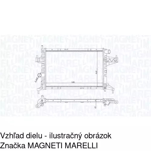 Chladiče vody 5556083X /POLCAR/ - obr. 1