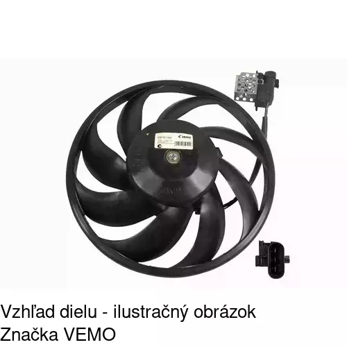 Ventilátor bez krytu / podpery 555623U8 /POLCAR/ - obr. 5