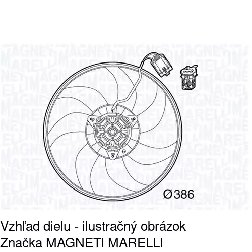 Ventilátory chladičov 555623W1 /POLCAR/ - obr. 3
